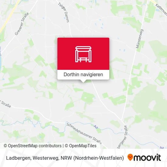Ladbergen, Westerweg Karte