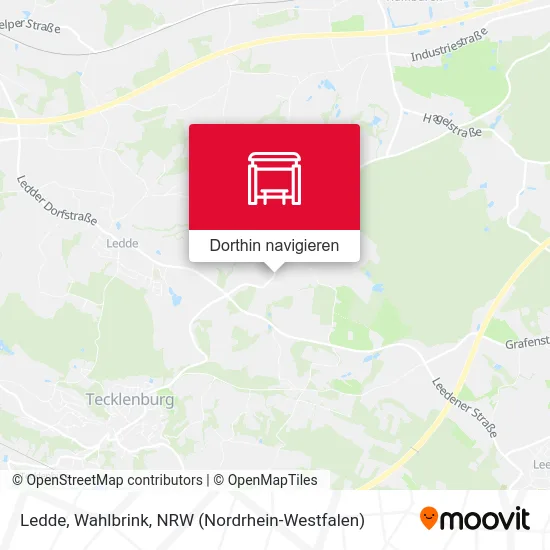 Ledde, Wahlbrink Karte