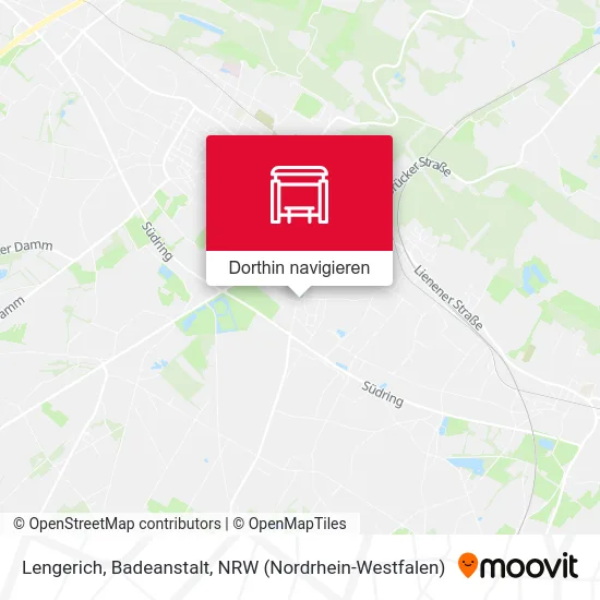 Lengerich, Badeanstalt Karte