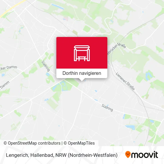 Lengerich, Hallenbad Karte