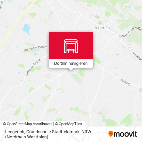 Lengerich, Grundschule Stadtfeldmark Karte