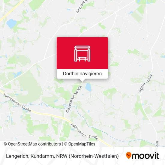 Lengerich, Kuhdamm Karte