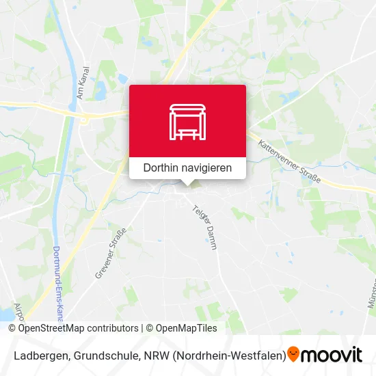 Ladbergen, Grundschule Karte