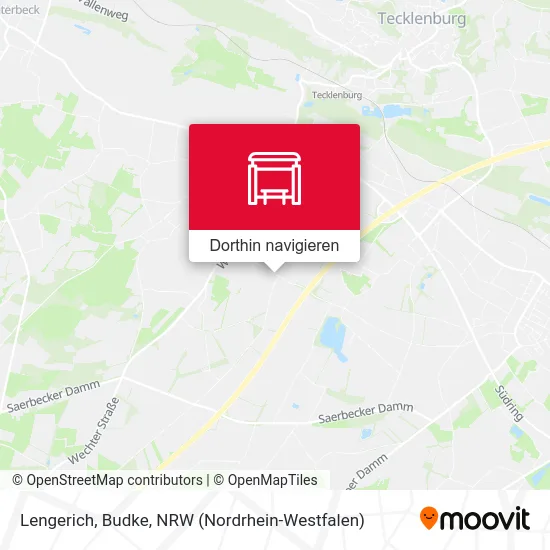 Lengerich, Budke Karte