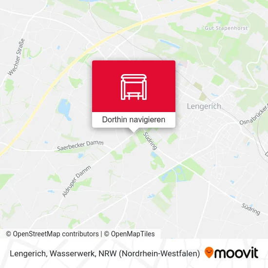 Lengerich, Wasserwerk Karte