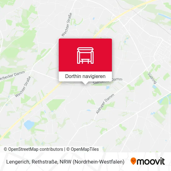 Lengerich, Rethstraße Karte