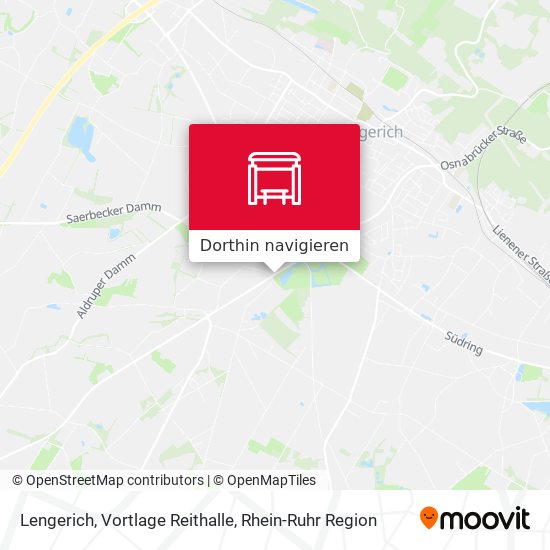 Lengerich, Vortlage Reithalle Karte