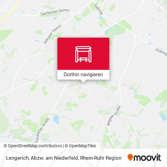 Lengerich, Abzw. am Niederfeld Karte