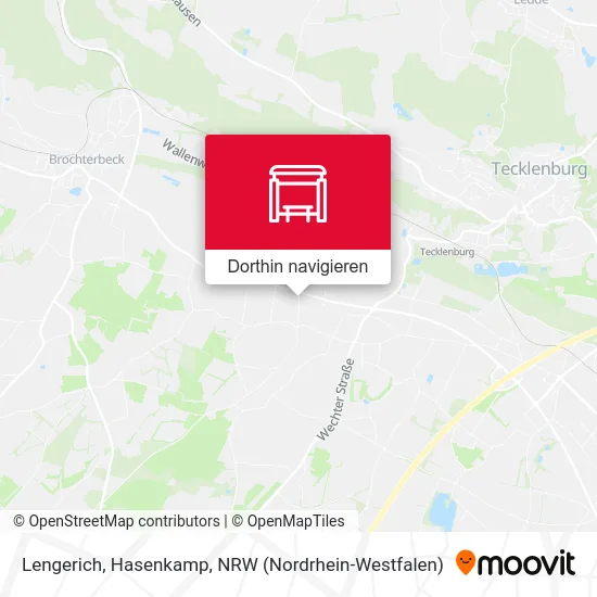 Lengerich, Hasenkamp Karte