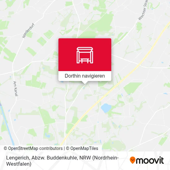 Lengerich, Abzw. Buddenkuhle Karte