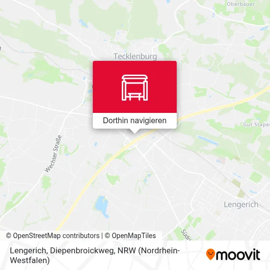 Lengerich, Diepenbroickweg Karte