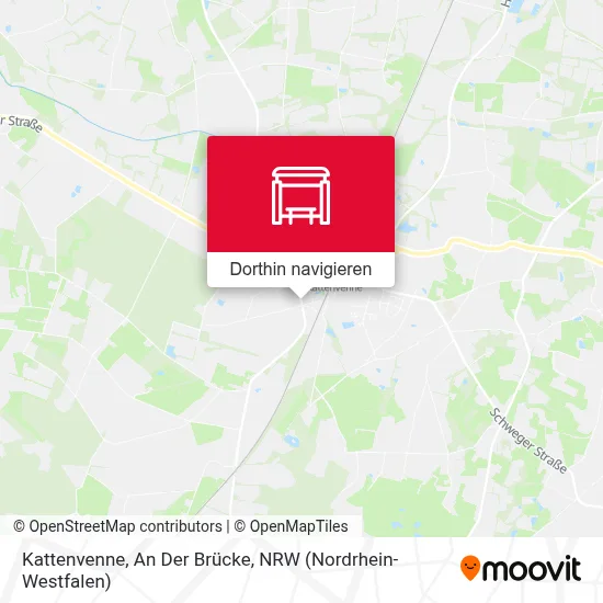 Kattenvenne, An Der Brücke Karte