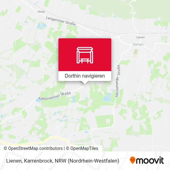 Lienen, Karrenbrock Karte