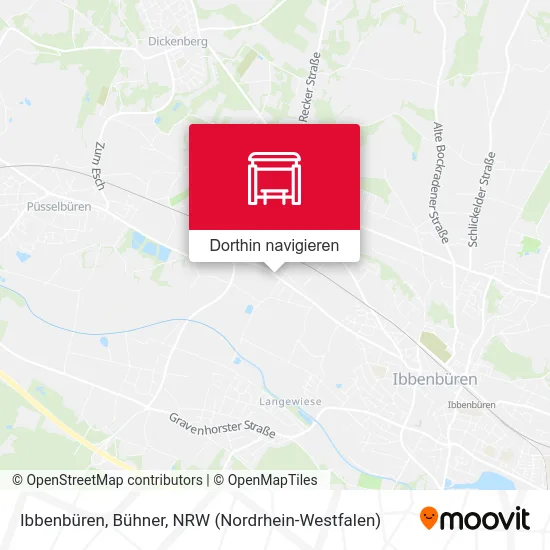 Ibbenbüren, Bühner Karte