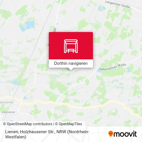 Lienen, Holzhausener Str. Karte