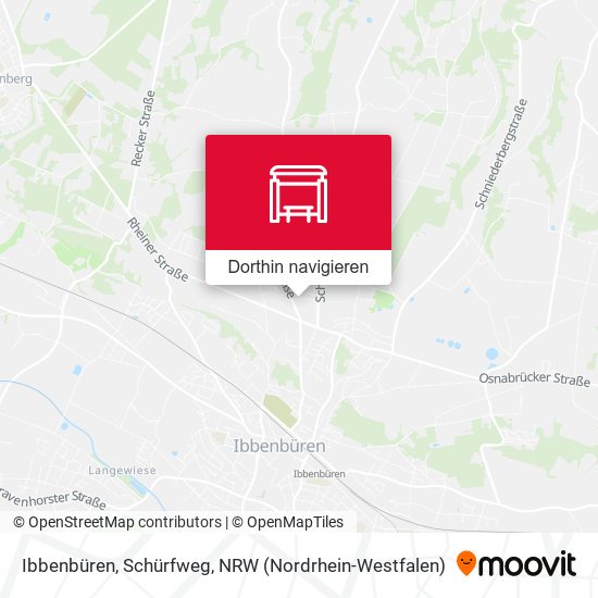 Ibbenbüren, Schürfweg Karte