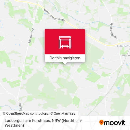Ladbergen, am Forsthaus Karte