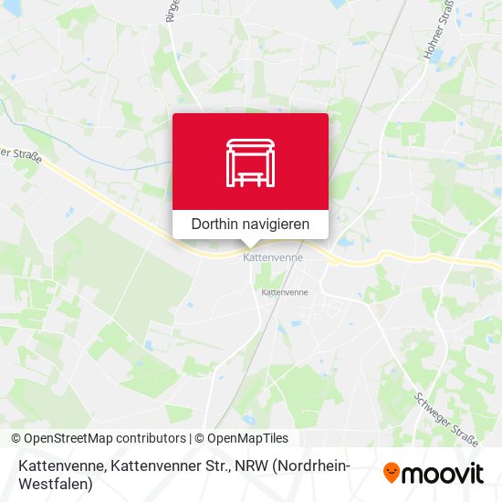 Kattenvenne, Kattenvenner Str. Karte