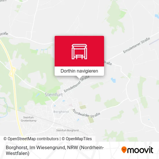 Borghorst, Im Wiesengrund Karte