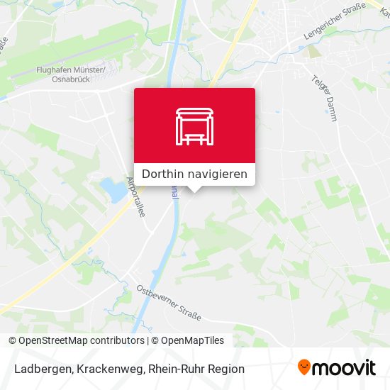 Ladbergen, Krackenweg Karte