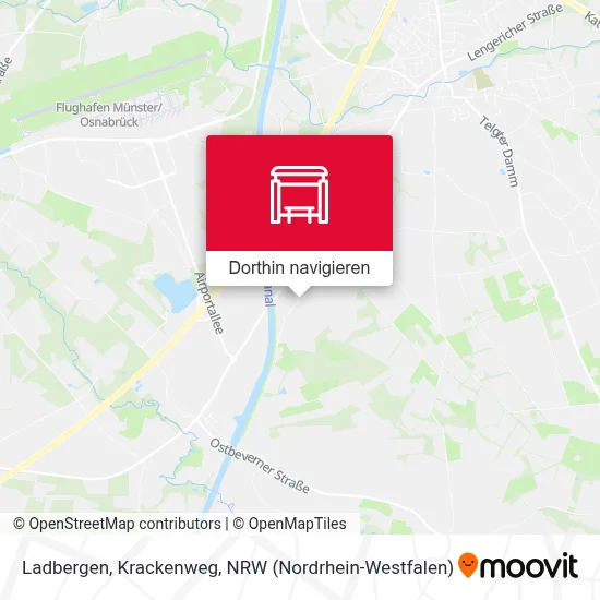 Ladbergen, Krackenweg Karte