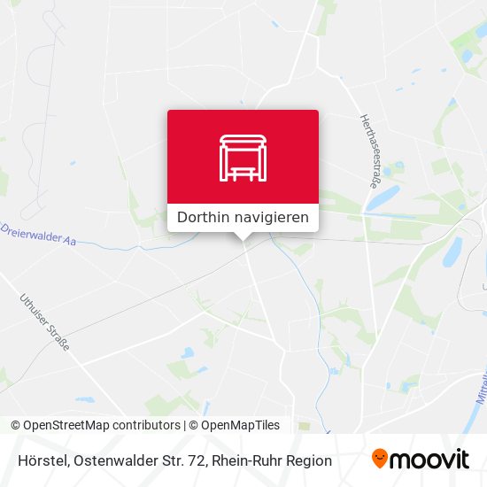Hörstel, Ostenwalder Str. 72 Karte