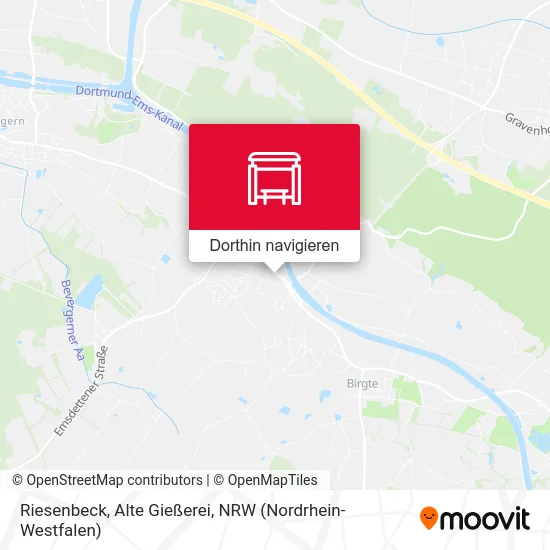 Riesenbeck, Alte Gießerei Karte