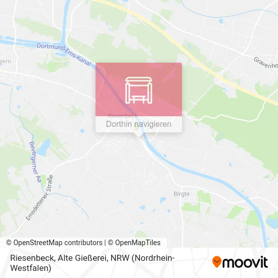 Riesenbeck, Alte Gießerei Karte