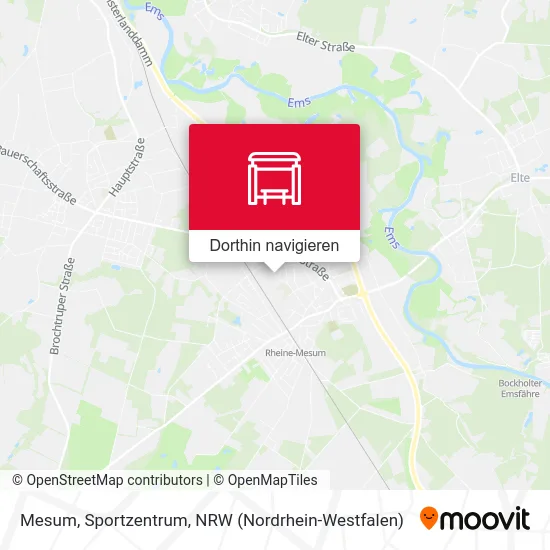 Mesum, Sportzentrum Karte