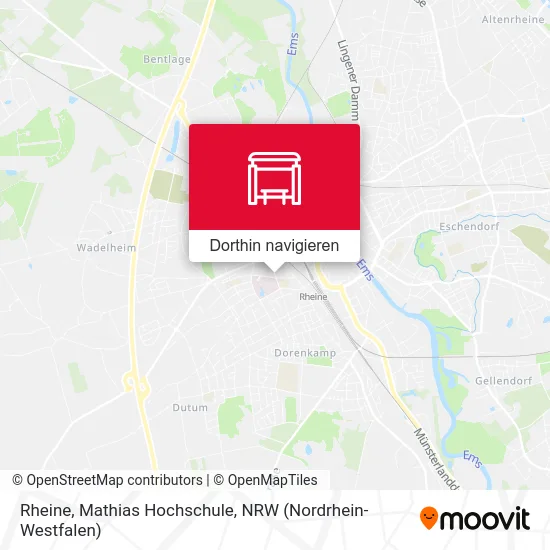 Rheine, Mathias Hochschule Karte