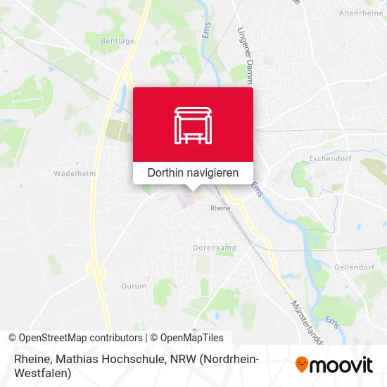 Rheine, Mathias Hochschule Karte