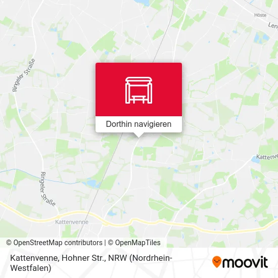 Kattenvenne, Hohner Str. Karte