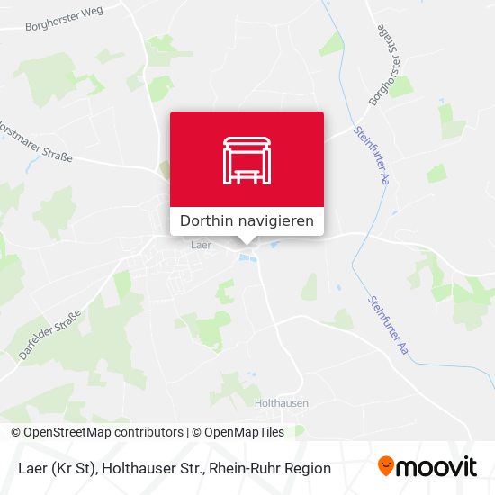 Laer (Kr St), Holthauser Str. Karte