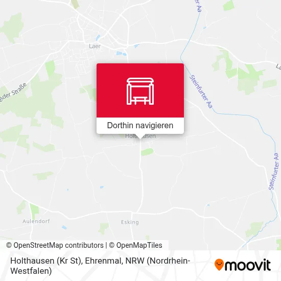 Holthausen (Kr St), Ehrenmal Karte