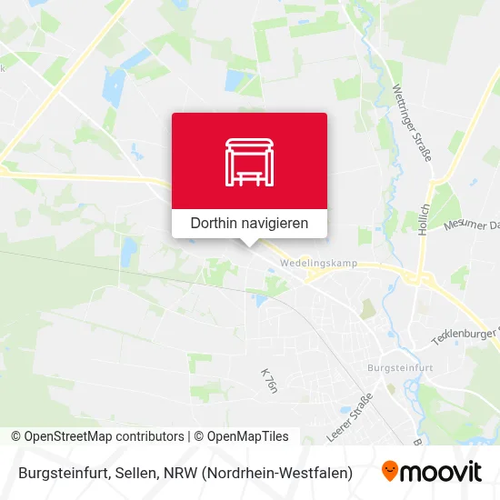 Burgsteinfurt, Sellen Karte