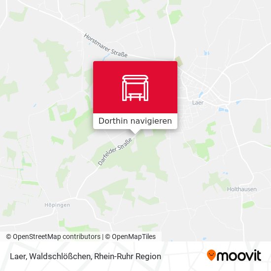 Laer, Waldschlößchen Karte