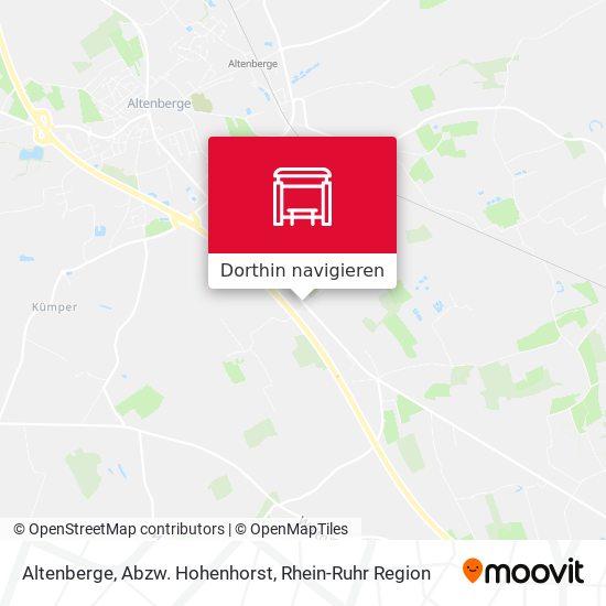 Altenberge, Abzw. Hohenhorst Karte