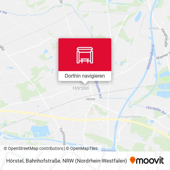 Hörstel, Bahnhofstraße Karte