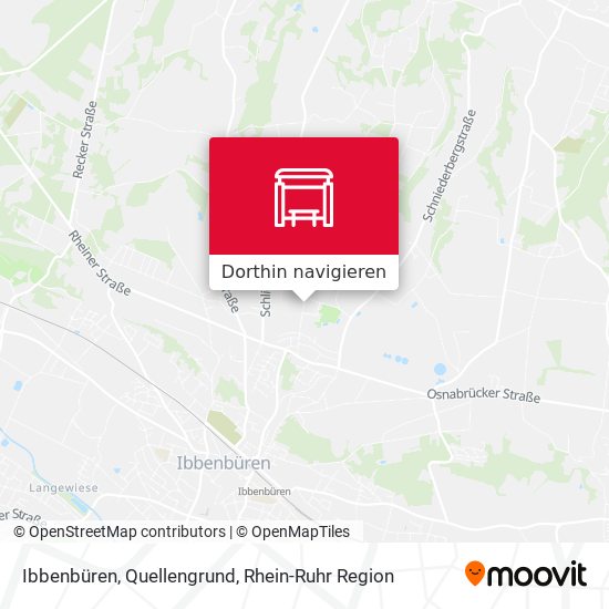 Ibbenbüren, Quellengrund Karte