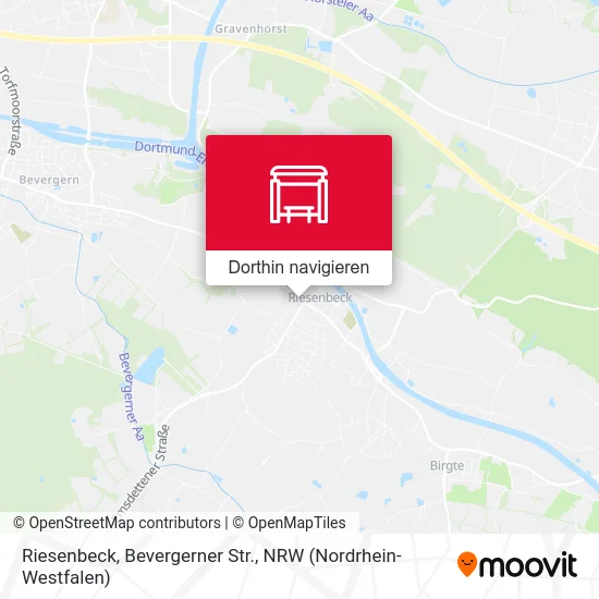 Riesenbeck, Bevergerner Str. Karte