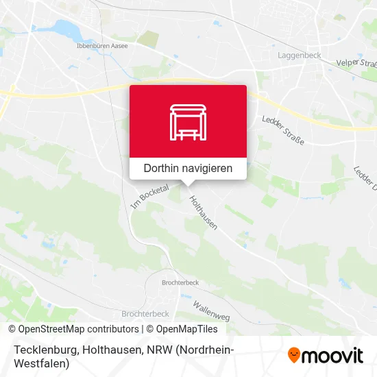 Tecklenburg, Holthausen Karte