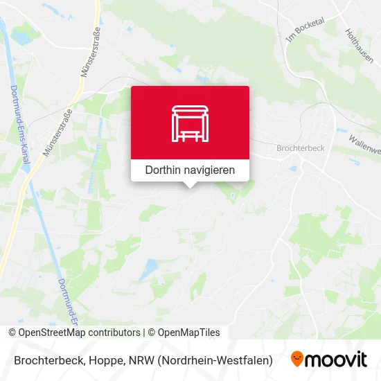 Brochterbeck, Hoppe Karte