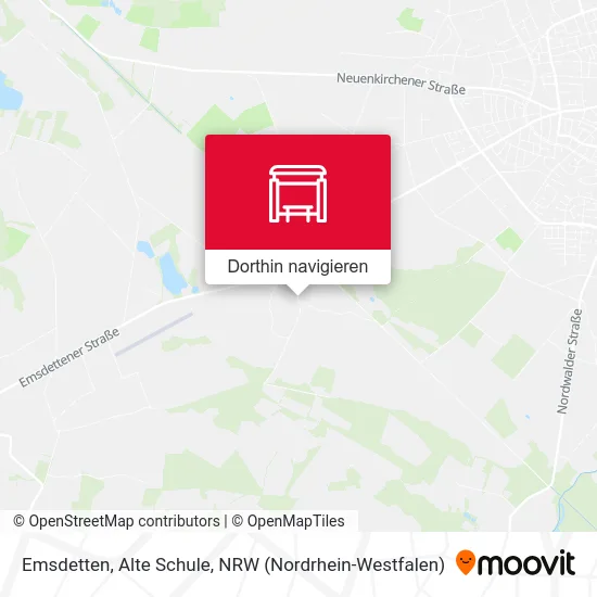 Emsdetten, Alte Schule Karte