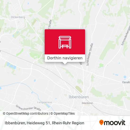 Ibbenbüren, Heideweg 51 Karte