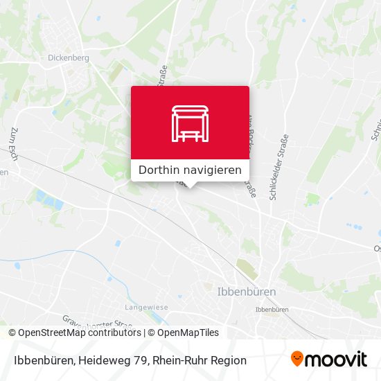 Ibbenbüren, Heideweg 79 Karte