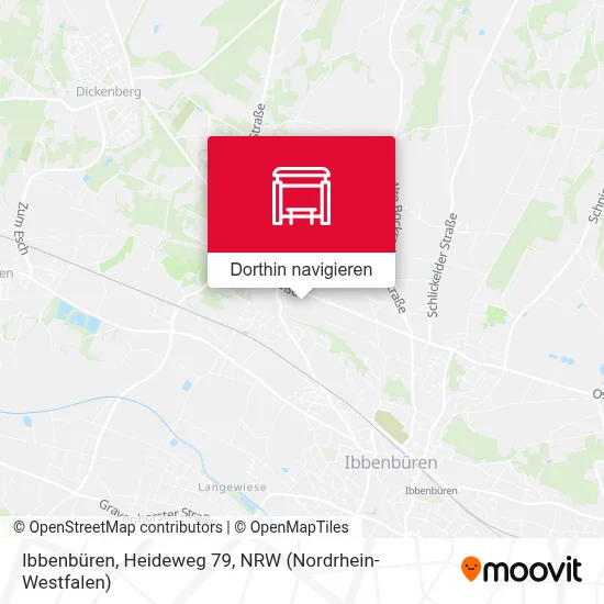 Ibbenbüren, Heideweg 79 Karte