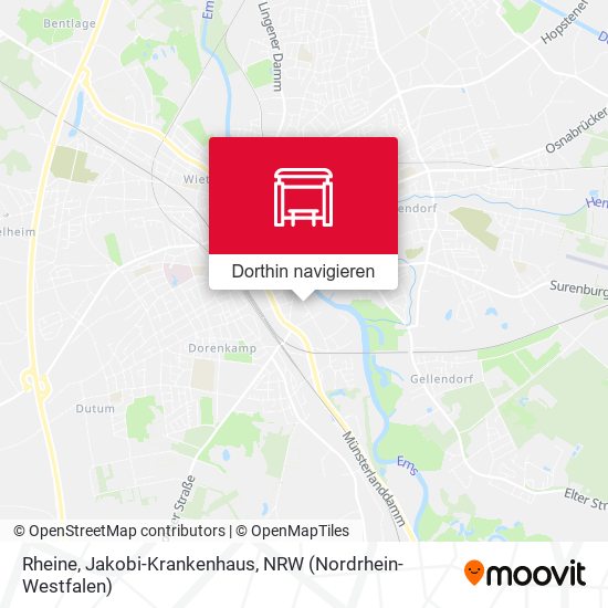 Rheine, Jakobi-Krankenhaus Karte