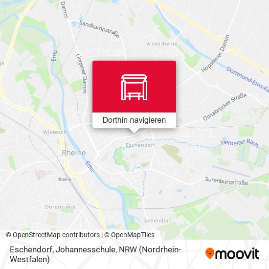 Eschendorf, Johannesschule Karte