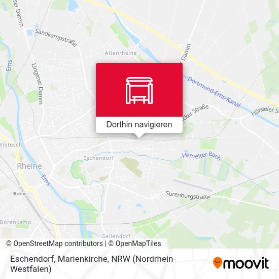 Eschendorf, Marienkirche Karte