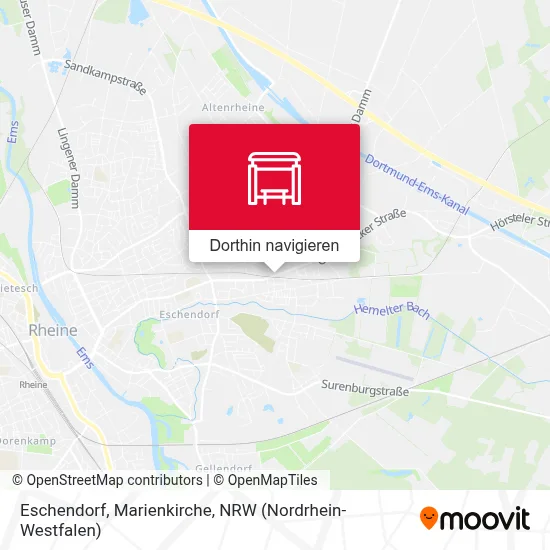 Eschendorf, Marienkirche Karte